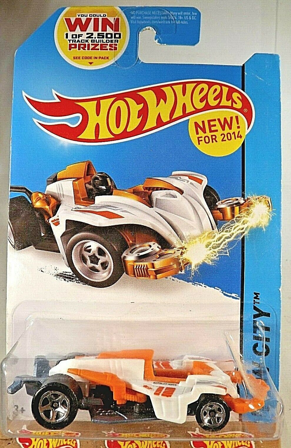 2014 Hot Wheels #60 HW City-Future Fleet WATTZUP White/Orange Variation ...