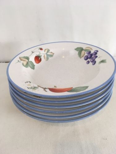 Primary image for Savoir Vivre Luscious JJ017 8 1/4" Oven to Table Cereal Soup Salad Dessert Bowl