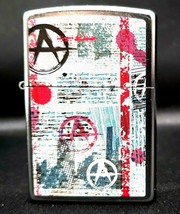 Anarchy - Grafitti  Authentic Zippo Lighter Street Chrome 48662 - $24.99