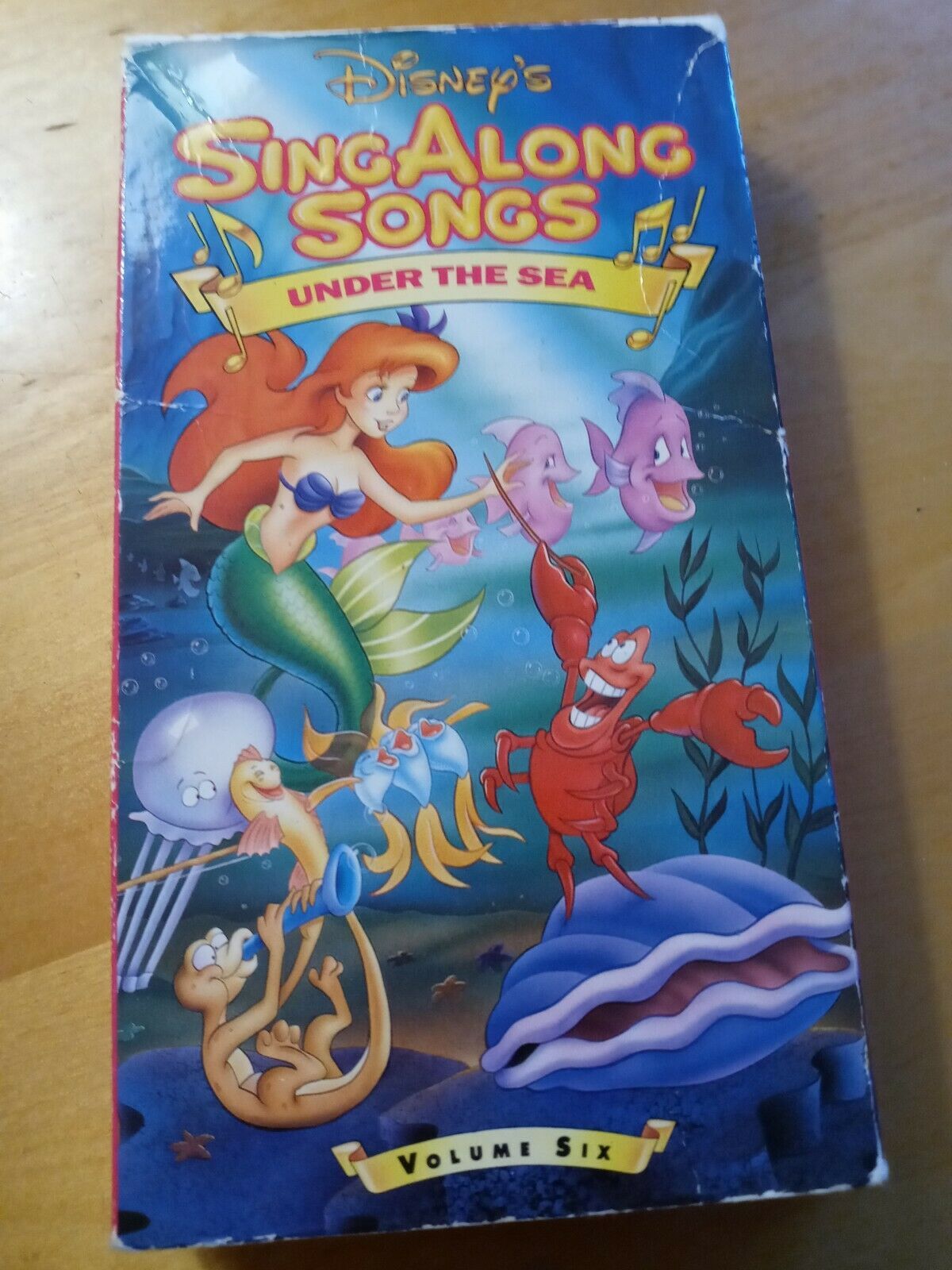 Disney Sing Along Songs Little Mermaid Under The Sea VHS Video Tape 
