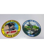 F-16 419 TFW-AFRES Beyond The Ordinary &amp; Close Air Support 4” Sticker Lot - $9.99