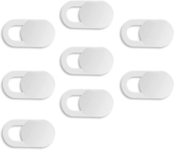 FadyDail Laptop Camera Cover Slide 8Pcs, Ultra Thin Webcam White  - $9.49