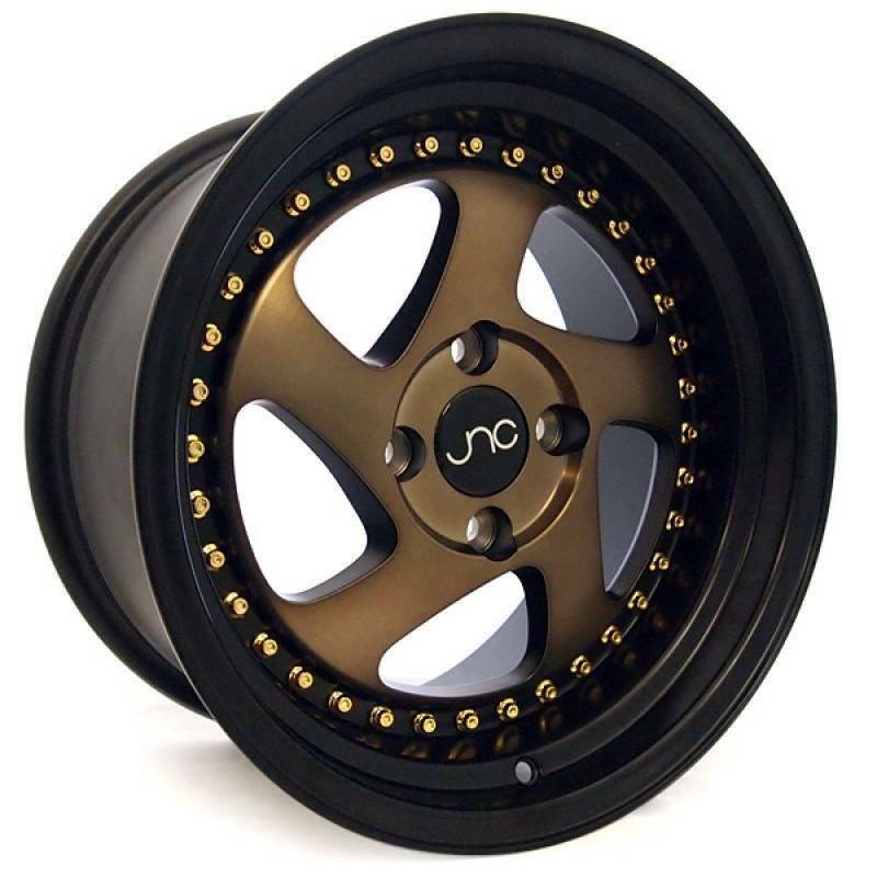 One 18x9 5 JNC 034 JNC034 5x114 3 30 Matte Bronze Black Lip Wheel Rims 