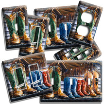 Country Family Western Colorado Cowboy Boots Lightswitch Outlet Plate Wall Decor - $9.29+