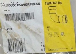 Apollo Piping Systems Powerpress Carbon Steel Press 90 Elbow PWR7481463 image 2