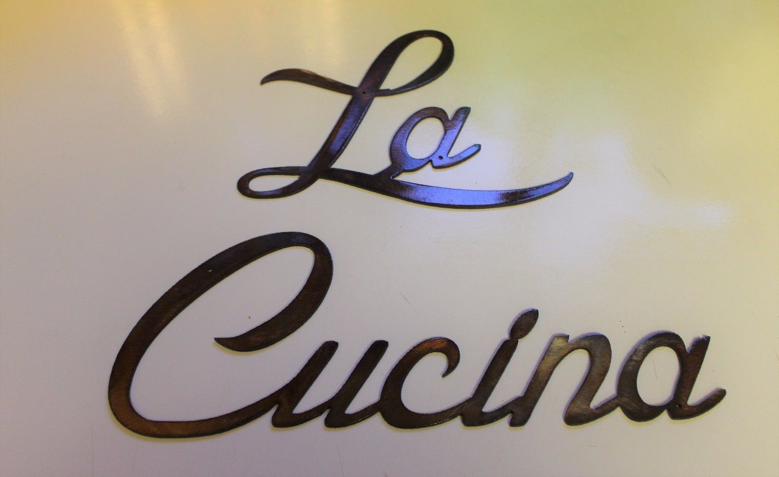 La Cucina Words Metal Wall Art Accents 4 And 50 Similar Items