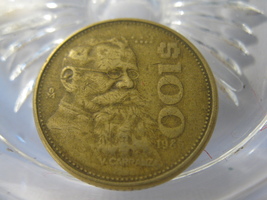 (FC-185) 1985 Mexico: 100 Pesos - $1.25