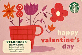 Starbucks 2022 Happy Valentine&#39;s Day Recyclable Gift Card New No Value - $1.99