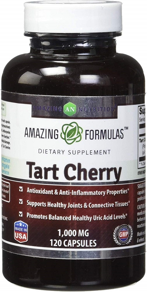 Amazing Nutrition - Amazing formulas tart cherry extract - 1000 mg, 120 capsules (non gmogluten free