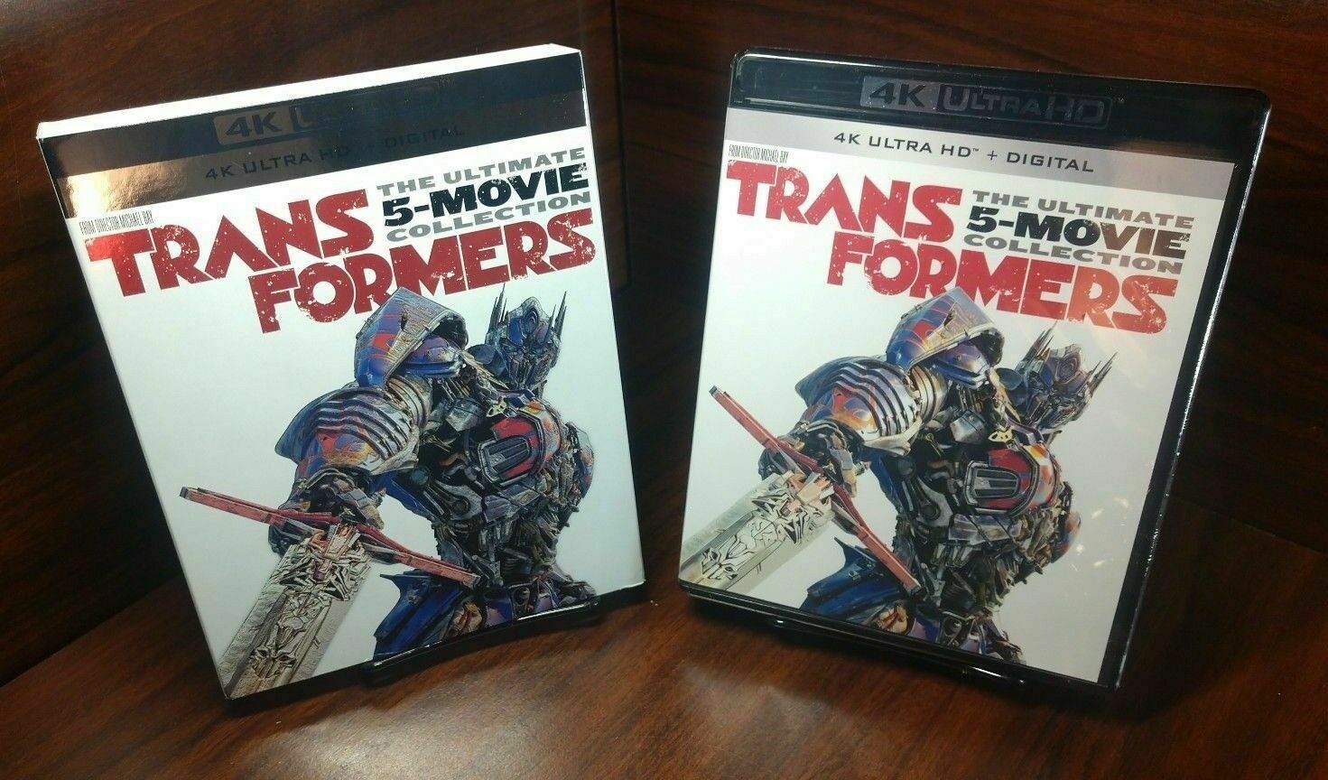 Transformers The Ultimate 5 Movie Collection (4K NO DIGITAL) Free SHIPPING DVDs & Bluray Discs