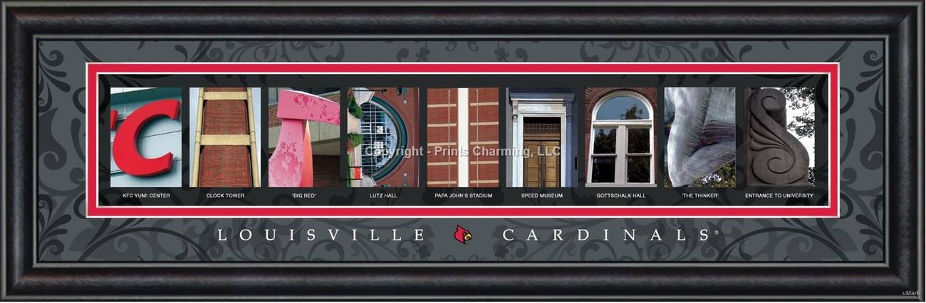 University of Louisville Officially Licensed Framed Letter Art - Plaques & Signs
