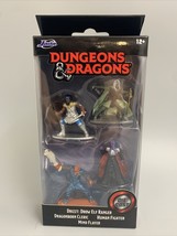 NEW! 2020 Jada Diecast Dungeons &amp; Dragons 4 Pack Wizards Of The Coast Dr... - $11.88