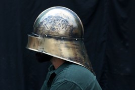 18GA SCA Spanish Morion Helmet-Medieval Conquistador Costume Armor Helmet AJ371 