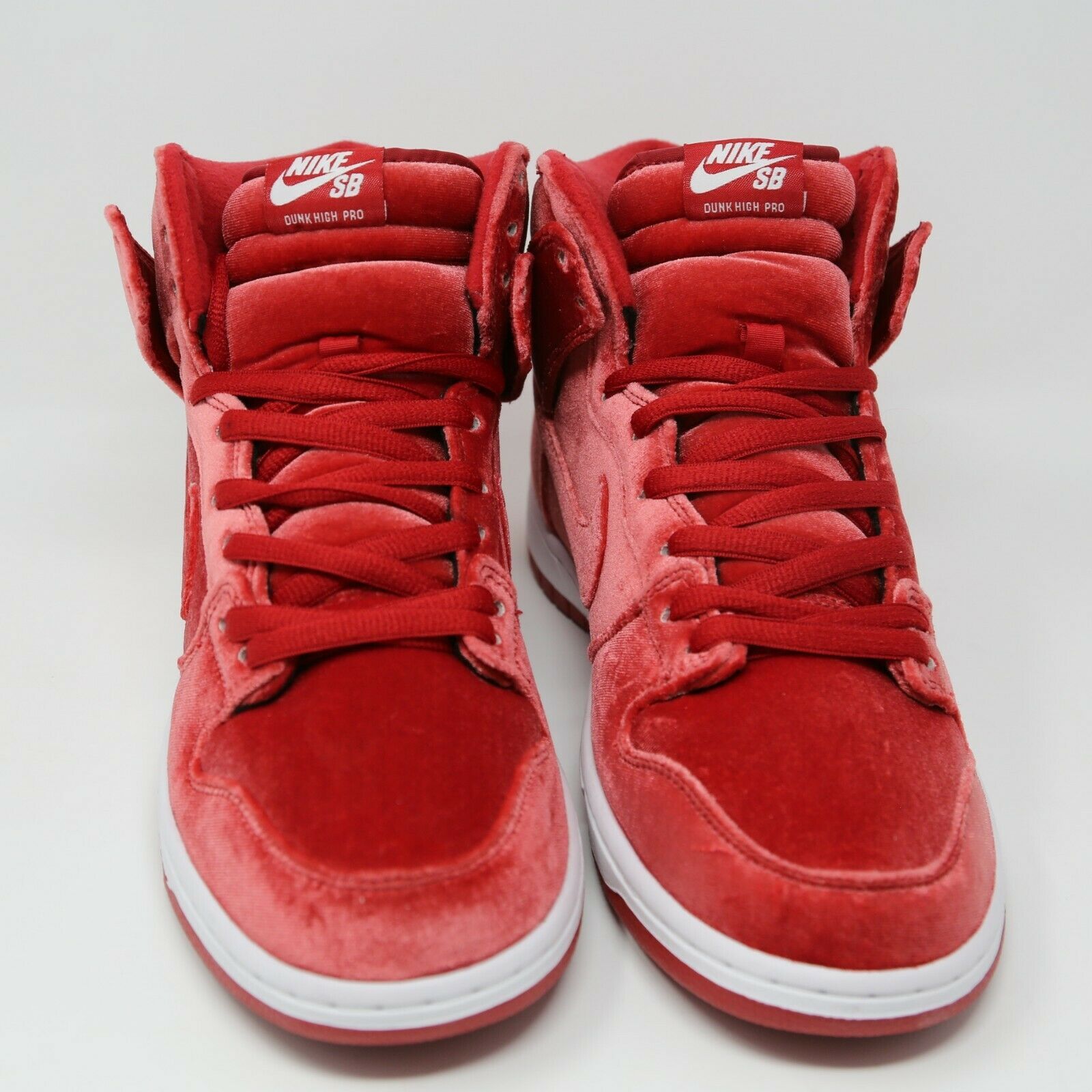 NIKE SB Dunk High Pro 'Red Velvet' Crush Valentines Day sz 10.5 313171 ...