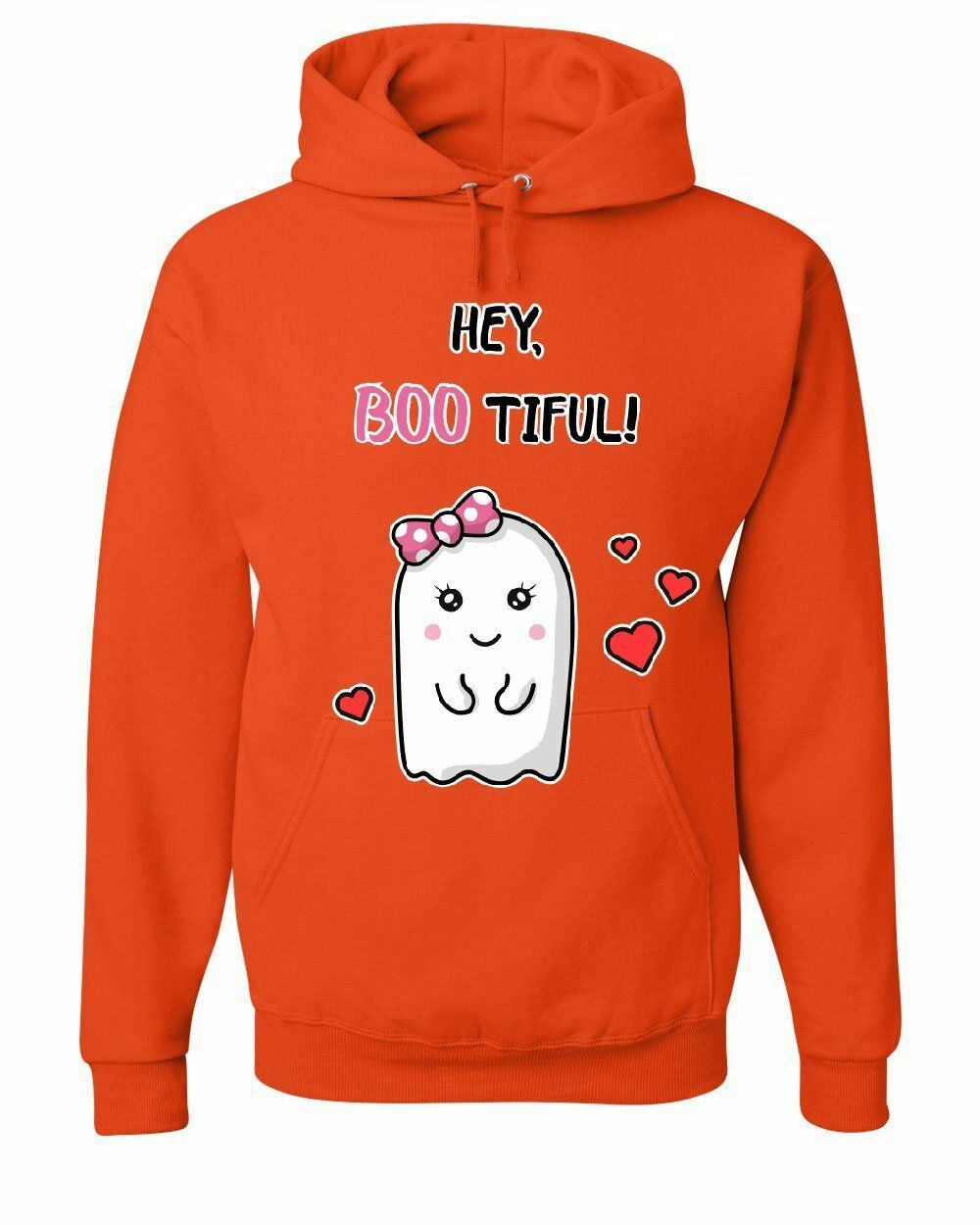 Hey Bootiful Hoodie Girly Halloween Cute Ghost Adorable Spooky Sweatshirt Hoodies And Sweatshirts 0262