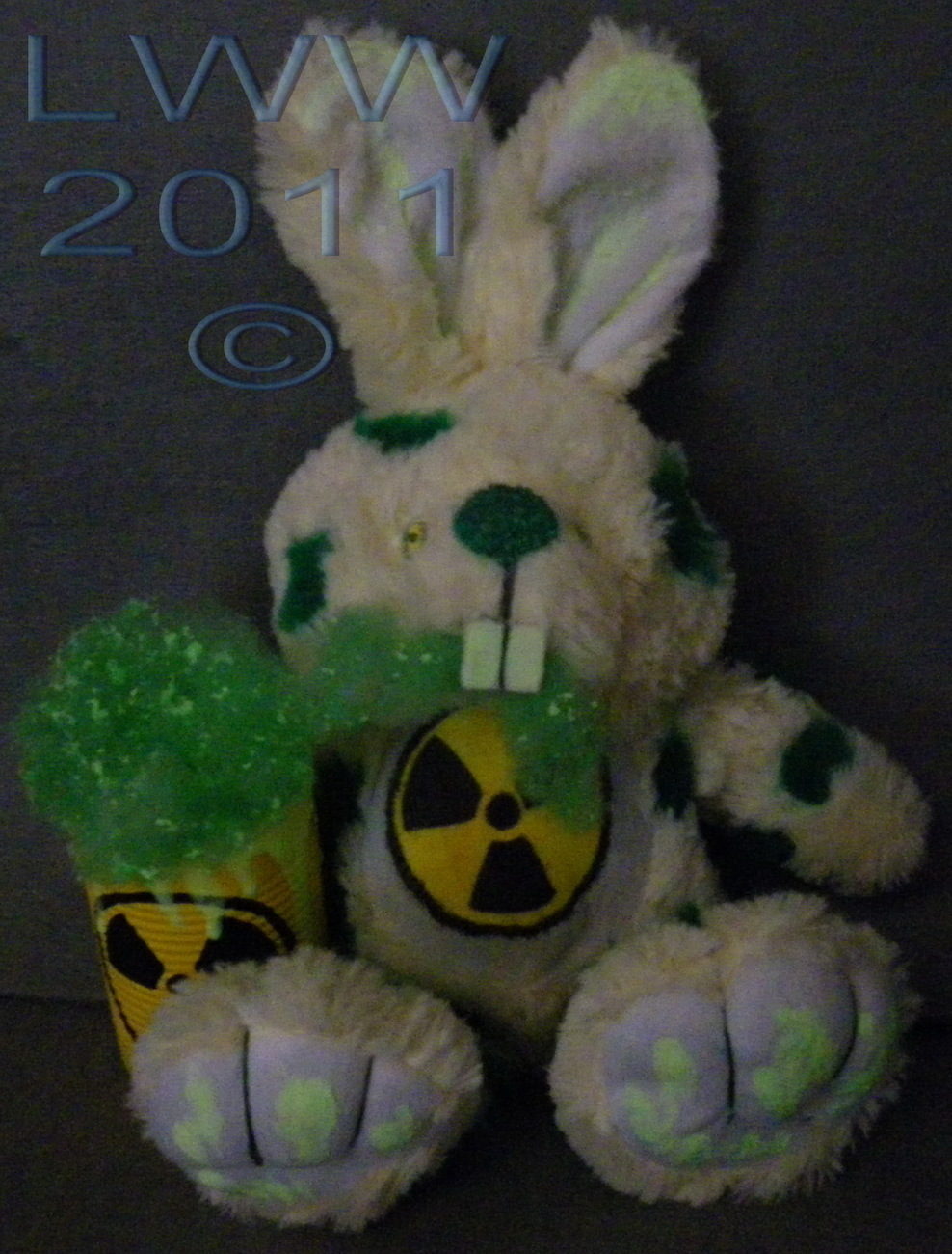 gothic bunny plush