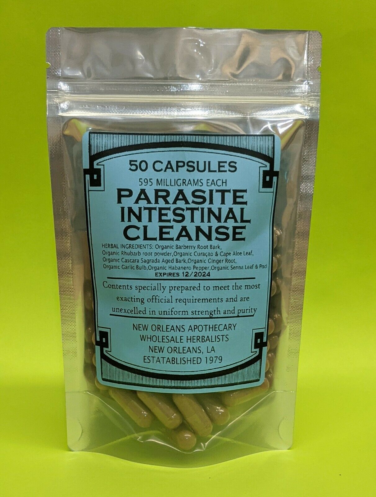 Parasite Intestinal Cleanse(Colon Cleanse Super Flush)Detox Candida