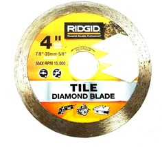 4&quot; Ridgid Tile Blade Smoother cuts and longer life than standard abrasiv... - $13.85