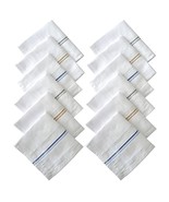 Men & Boy Hanky Cotton Premium Collection Handkerchiefs Hanky For Men 24 Pcs - $24.10