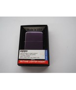 Polished Purple Abyss  Zippo Lighter W/Fitted Zippo Butane Torch Insert - $28.45