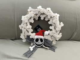 Disney Parks Jack Skellington Nightmare Before Christmas Halloween Wreath NEW