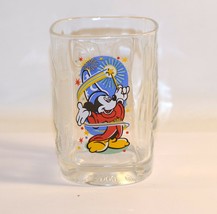 Clear Glass Mickey Mouse Sorcerer McDonald's Walt Disney World 2000 Celebration - $11.87