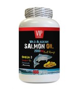 omega-3 heart health - ALASKAN SALMON OIL 2000 - energy boosting 1B 180 - $25.19