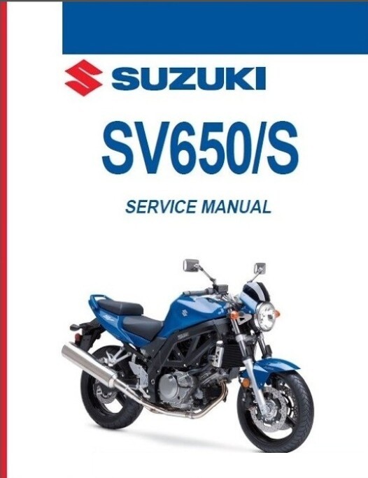 Suzuki Service Repair Workshop Manual 1998-2009 SV650 SV650S 