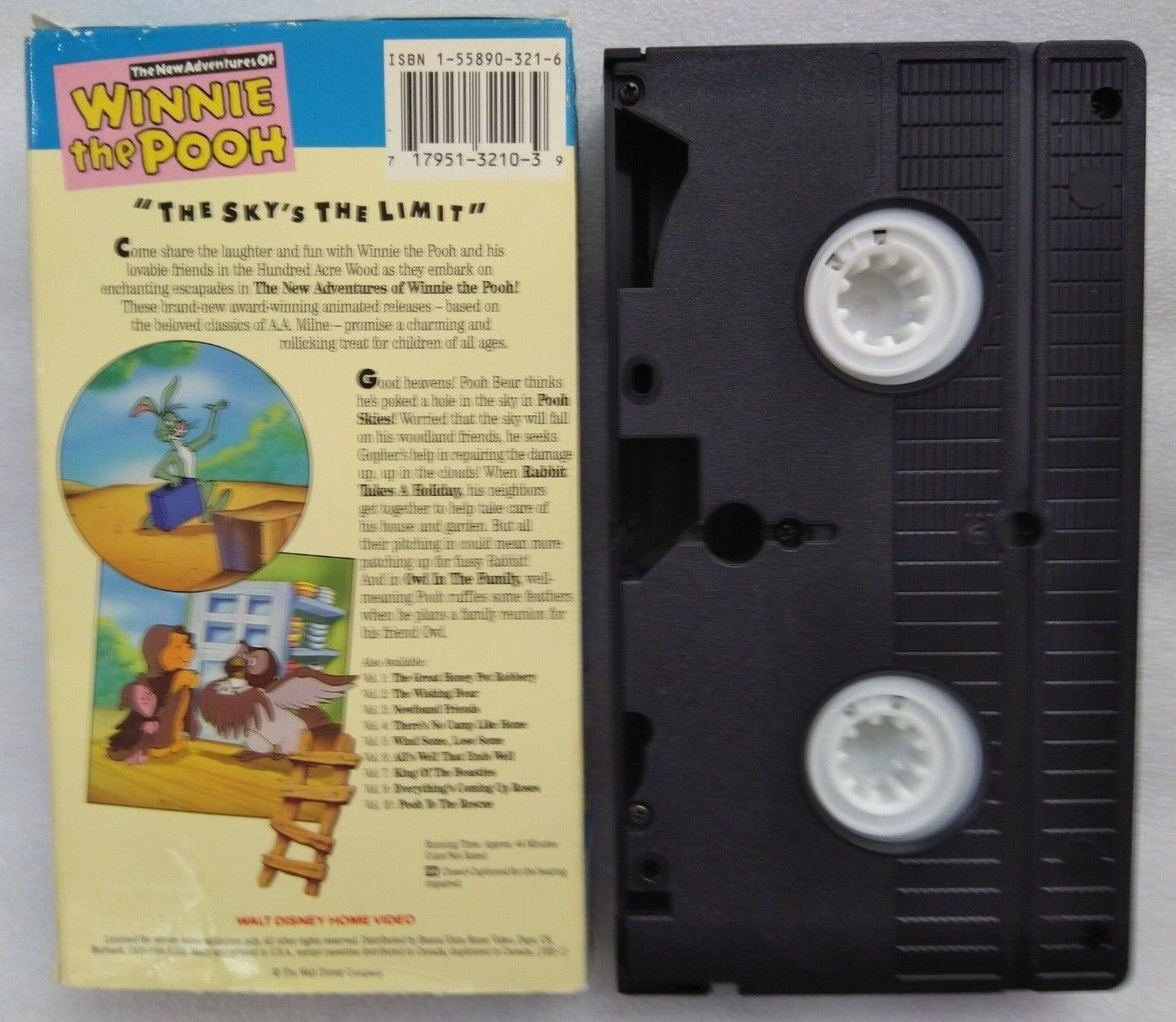 VHS New Adventures of Winnie the Pooh Vol 8 - The Skys the Limit (VHS ...