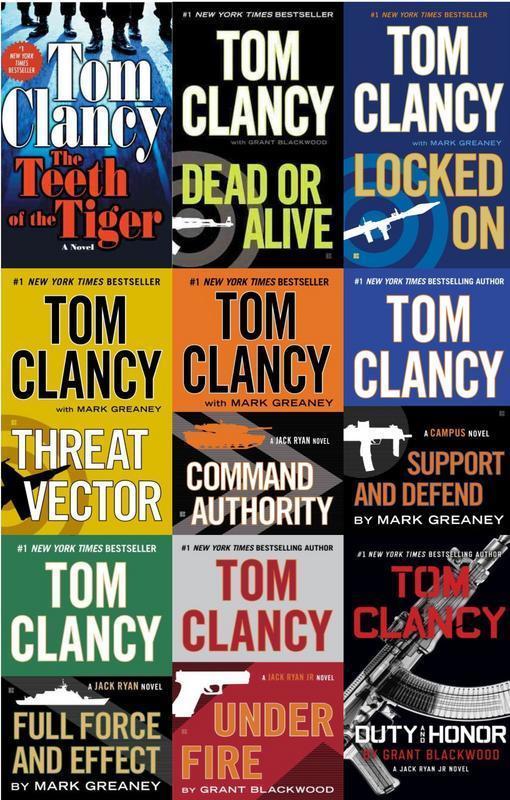 Tom Clancy Books In Order Printable List