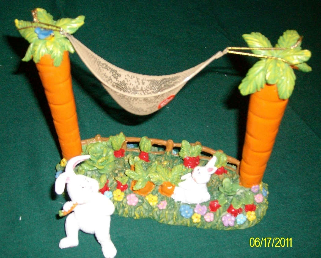 Bunny in Hammock Seasonal Bunnies, Rabbits
