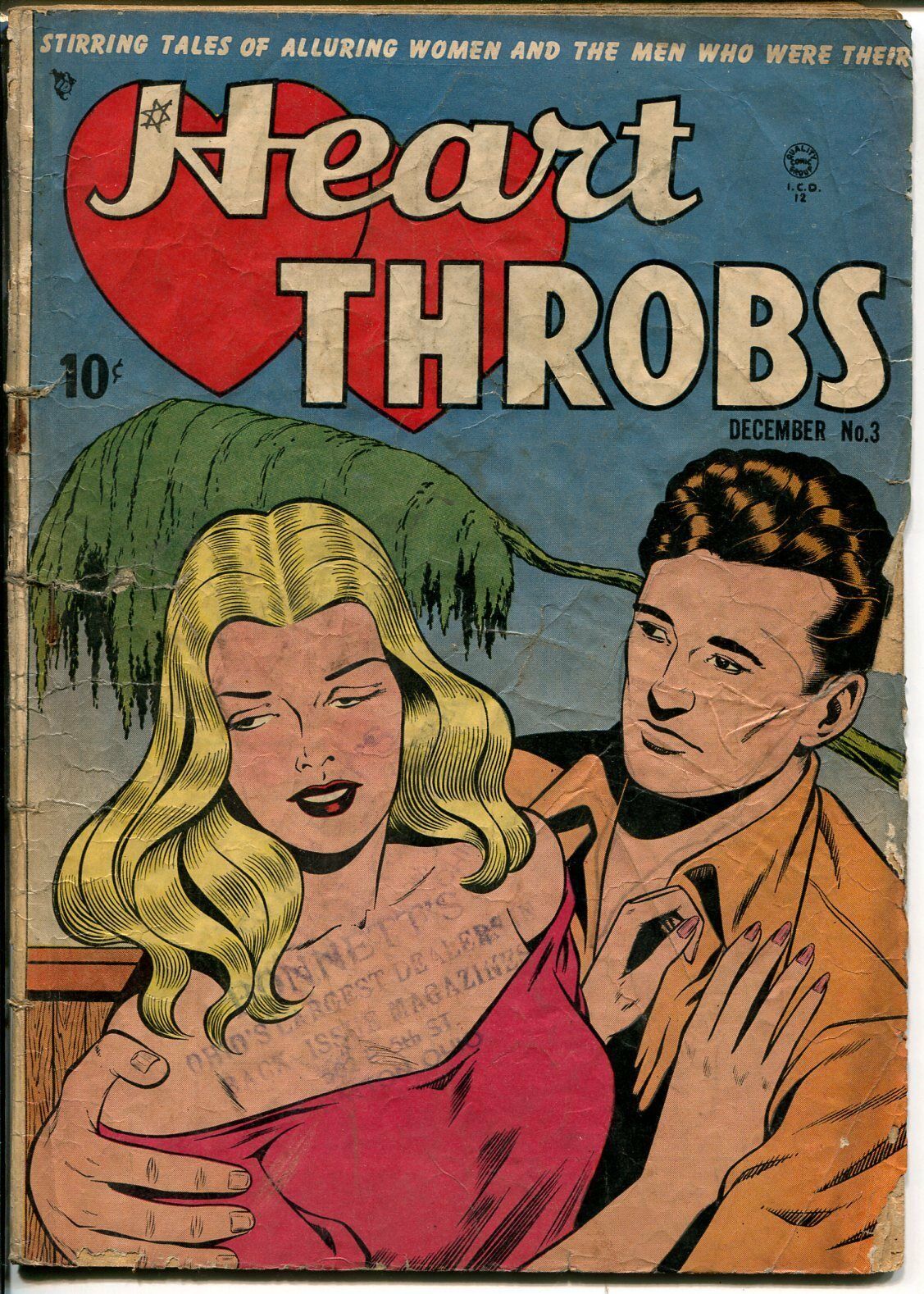 Primary image for Heart Throbs #3 1949-Quality-spicy poses-Gustavson art-fashion-PR/FR