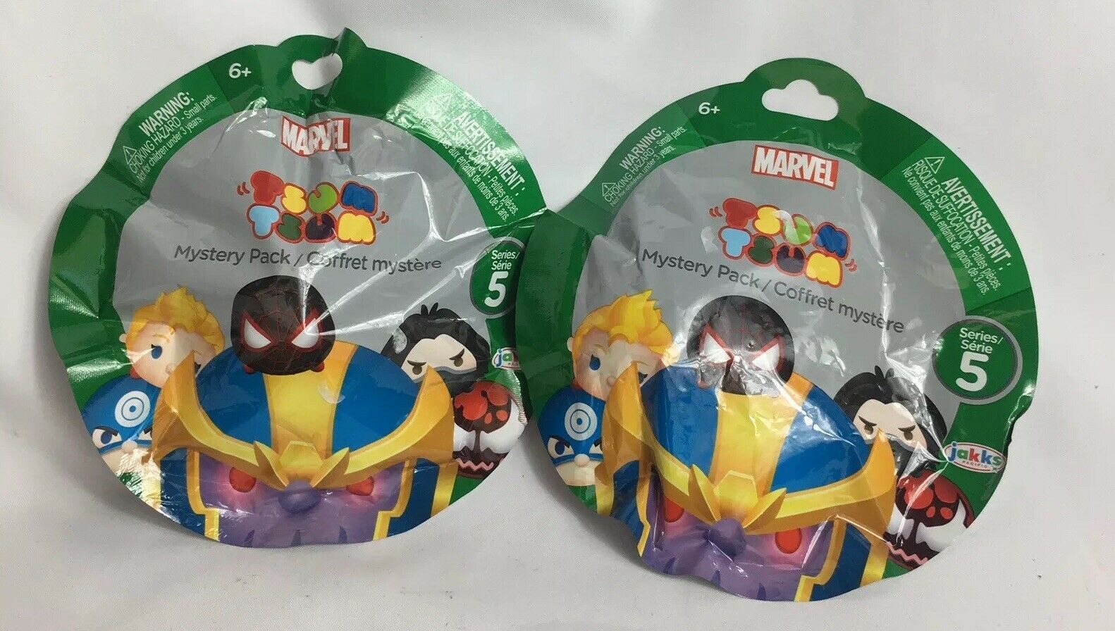 *NEW* Disney Marvel Tsum Tsum Series 5 Mystery Stack Pack! Lot of Two  (2) Packs - $9.89