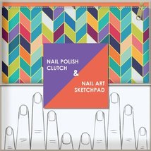 Nail Polish Clutch + Nail Art Sketchpad [Novelty Book] Chronicle Books - $10.99