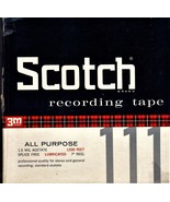 Scotch 3M Recording Tape 111 Reel-To-Reel  - $6.95