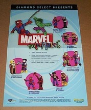 Cry For Dawn/Marvel Minimates figure poster:Spiderman/Hulk/X-Men/Venom/Wolverine - $40.00