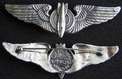 Primary image for WWII Luxenberg 1st Pattern Bombardier Sterling    