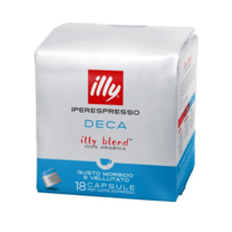 Illy Espresso Decaffeinated Capsule Coffee 18ea Capsule 120.6g - $18.24