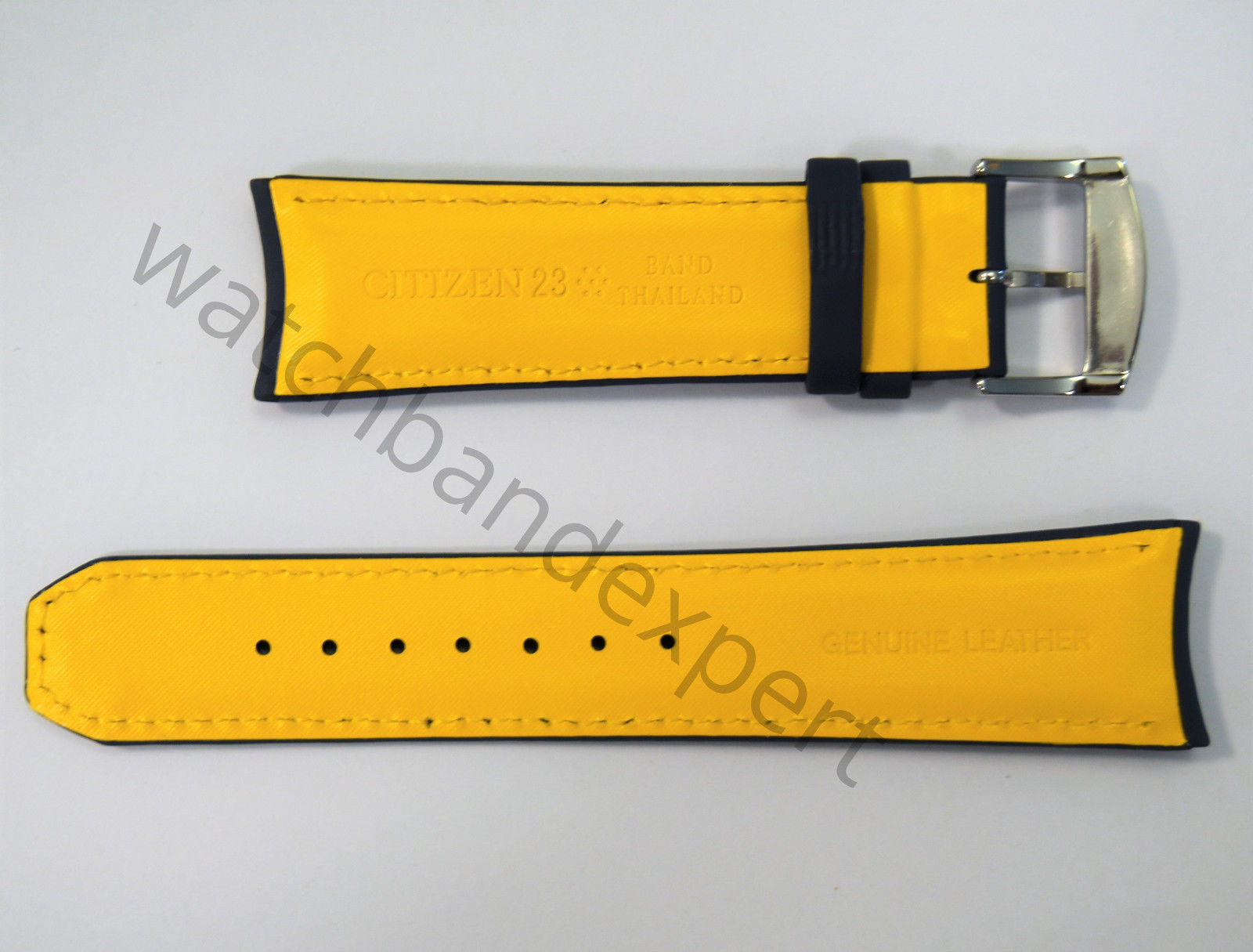 citizen blue angels leather strap