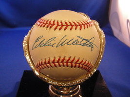 Eddie Mathews Hof 1978 500 Hr Club Signed Baseball PSA/DNA - $199.99
