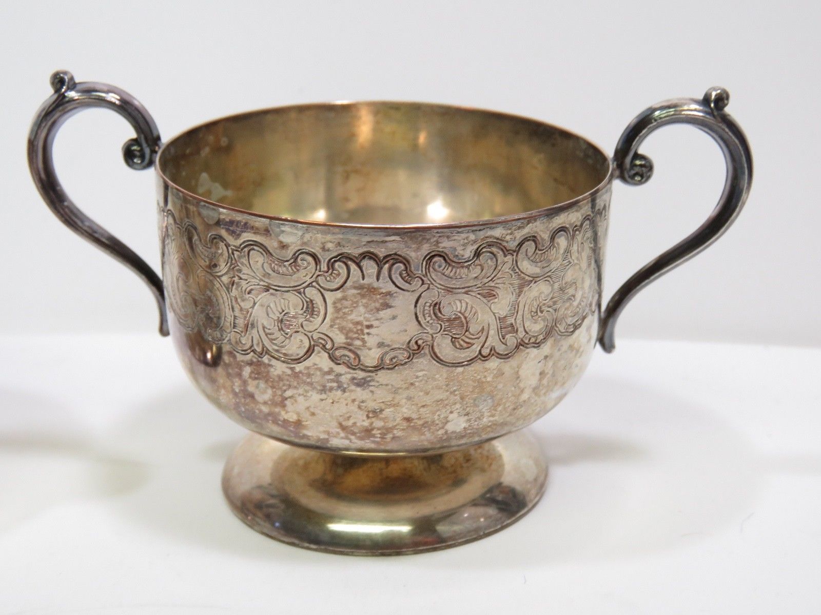 Ornate B M Co Silver Plate Creamer and Sugar Antique BENEDICT MFG CO ...