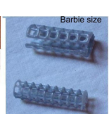 Hair roller for Barbie or Janay doll functional two piece accessory vint... - $6.99