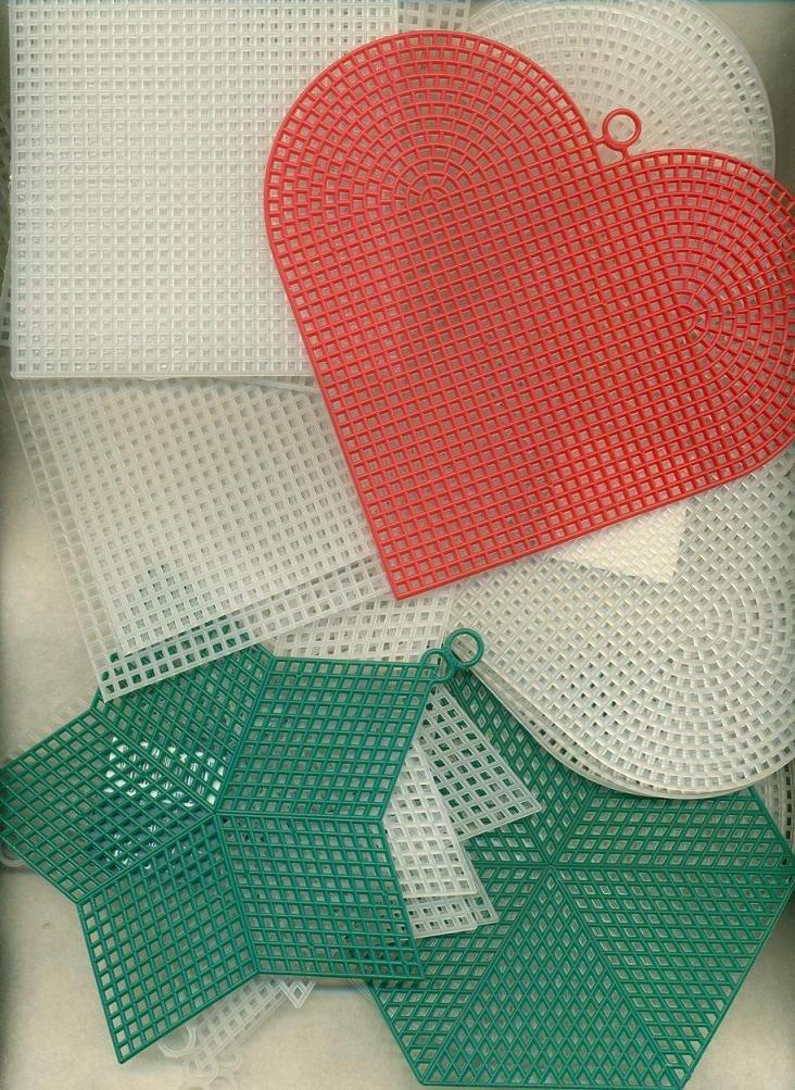Plastic Canvas Shapes 7 Count Mesh Plastic Canvas