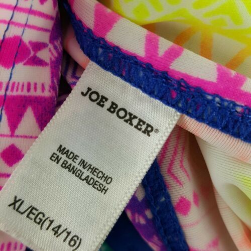 Joe Boxer Girls 2-Piece Halter Bikini Swim Suit Size 16 Cheetah NWT