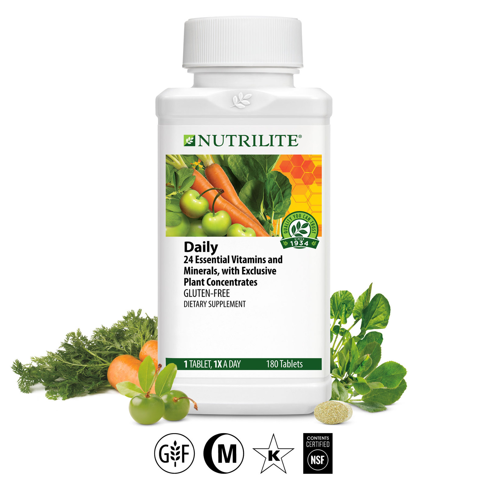 Nutrilite Daily - 180 Tablets - Vitamins & Minerals