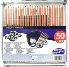 One Daler Rowney Simply 50 Piece Artist Sketching Set With Bonus Carrying Case image 2