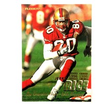 Jerry Rice 1997 Fleer Card #18 NFL HOF San Francisco 49ers - $1.93