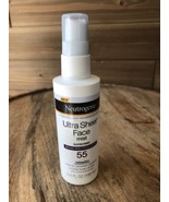 Neutrogena Ultra Sheer Face Mist SPF 55 Sunscreen Spray 3.4oz - Exp 3/23+ - $37.36
