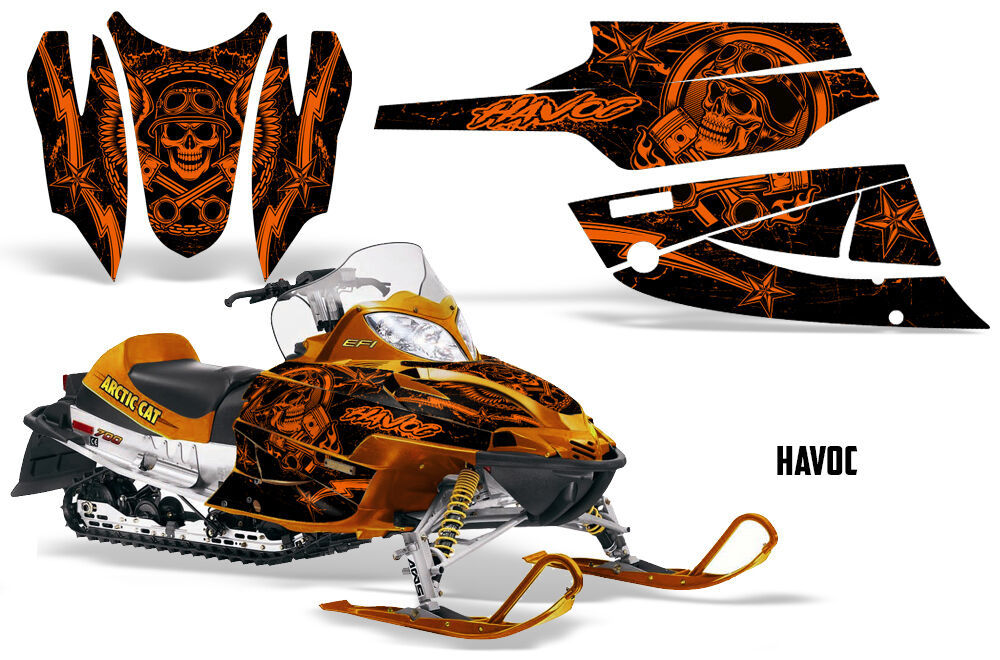Arctic Cat Firecat Sabercat F5,F6,F7 Graphics Kit Snowmobile Sled Wrap