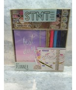 STMT DIY Planner Set Customizable  Calendar Stickers Tabbed Dividers Pen... - $21.46